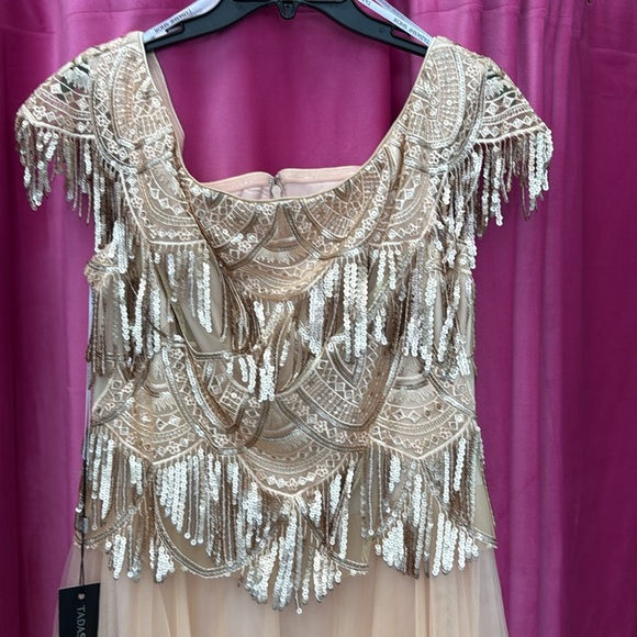 Tadashi Shoij Ballgown BUF22215L SIZE 14 $608 NWT - Picture 5 of 7